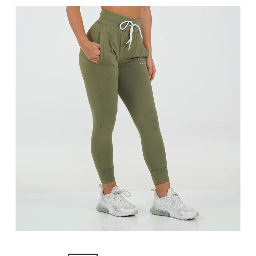 NVGTN olive joggers